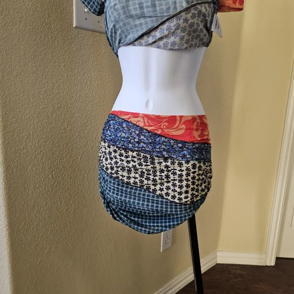 Miaou Green Paloma Elsesser Edition Skirt/T-Shirt Set - Picture 6 of 12